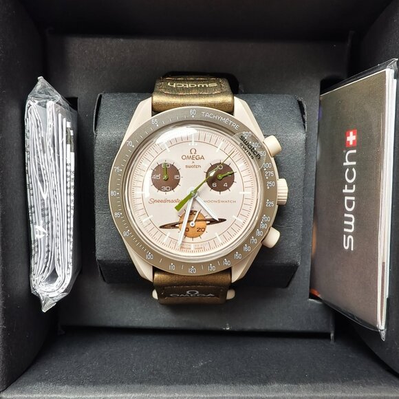 NWT Swatch X Omega Moonswatch Mission To The Saturn Watch - Picture 3 of 4